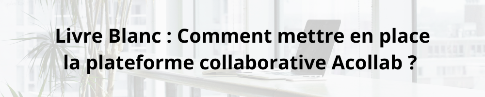 mettre en place la plateforme collaborative